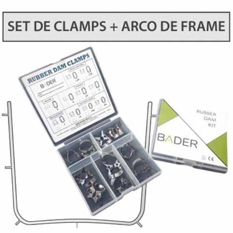 Kit 10 Clamps + Arco de Young metalico Bader