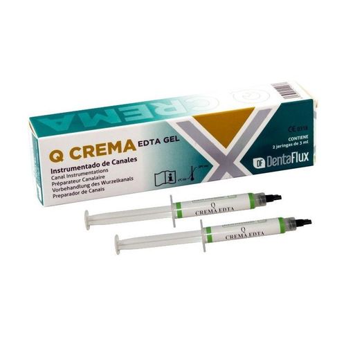 Q Crema 2x3ml Crema EDTA 15% + Peroxido Carbamida Dentaflux