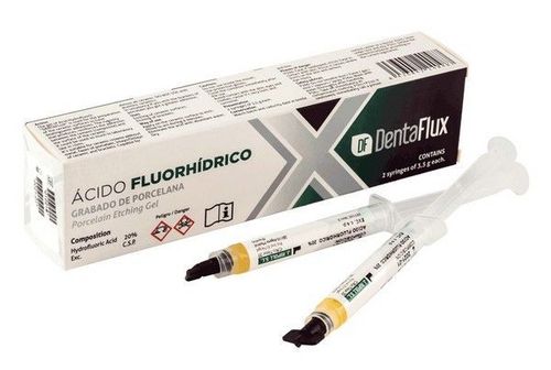 Acido Fluorhidrico 20% 2x3ml Dentaflux Grabado