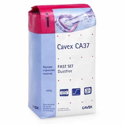 CAVEX CA37 FAST SET ALGINATO DENTAL IMPRESION 500GR