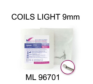 COIL NITI CERRADO LIGHT L:0,35" (9 mm) ML96701 10 Ud