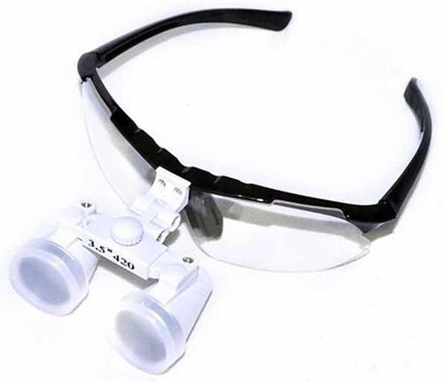 Gafas lupa binoculares DJL 3,5x420mm + estuche
