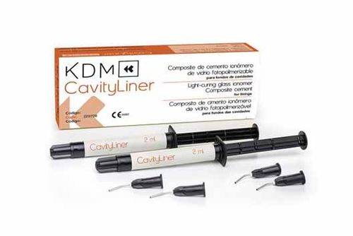 Cavityliner 2x2ml KDM Cemento Fotopolimerizable