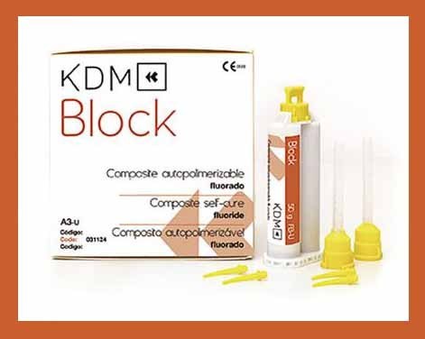 Block Auto KDM A3 Composite Fluorado Autopolimerizable 50gr