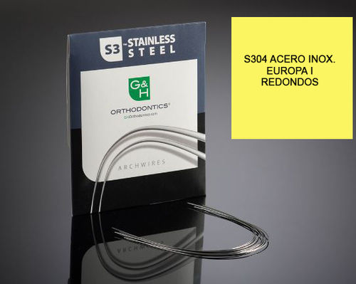 ARCO DE ACERO S304. EUROPA I. REDONDOS.25U