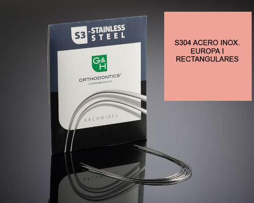 ARCO DE ACERO S304. EUROPA I. RECT. 25 Ud.