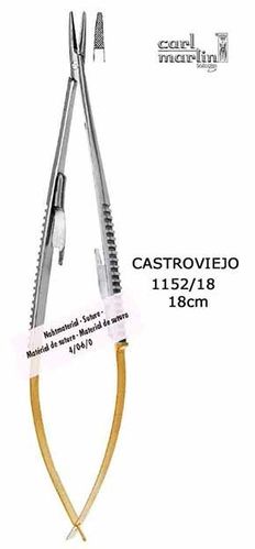 1152TC/18 18cm PORTA AGUJAS CASTROVIEJO CARL MARTIN