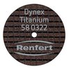 DISCOS CORTE DYNEX TITANIUM 22x0,30mm RENFERT 20U 580322