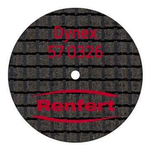 DISCOS CORTE DYNEX 26x0,30mm RENFERT 20U 570326