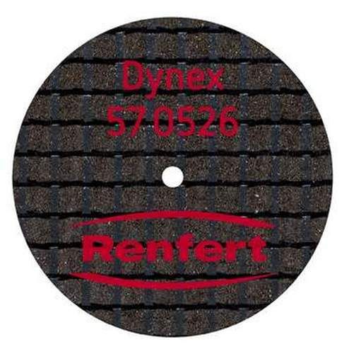 DISCOS CORTE DYNEX 26x0,50mm RENFERT 20U 570526