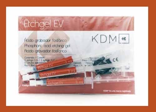 KDM Etchgel EV 3jer ácido ortofosf x 3ml + 6 cánulas