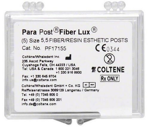 Parapost Fiber Lux Pf171 Nº5,5 poste dental 5U Coltene